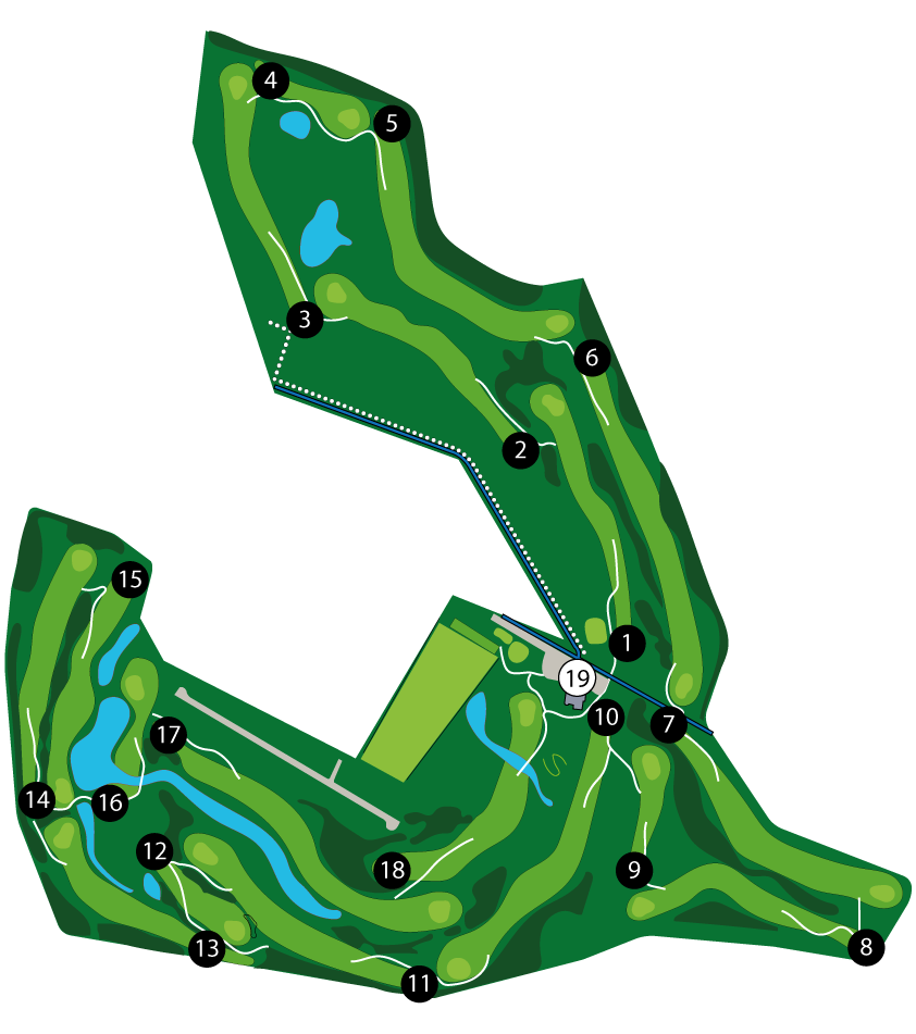 Mapka Sierra Golf